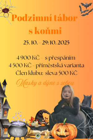 PODZIMNÍ HALLOWEENSKÝ TÁBOROVÝ POBYT 2025